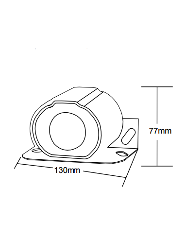 Avisador acústico marcha atrás multivoltaje