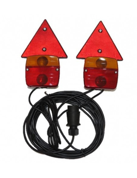 Juego de pilotos magnéticos traseros con triangulos