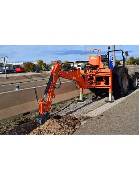 Retroexcavadora al tractor 95DZ deplazamiento mecánico