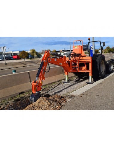 Retroexcavadora al tractor 95DZ deplazamiento mecánico