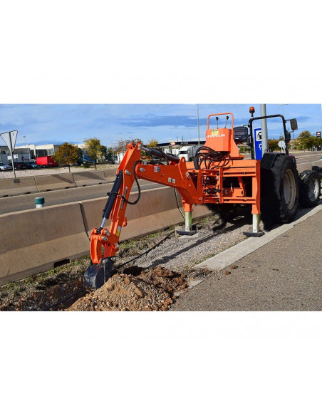 Retroexcavadora al tractor 95DZ deplazamiento mecánico