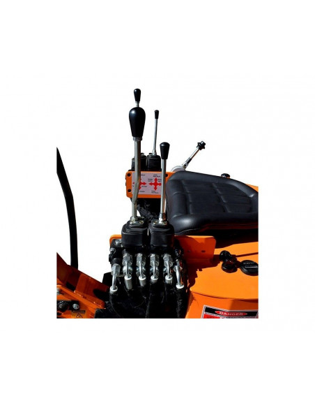 Miniexcavadora hidráulica autopropulsada