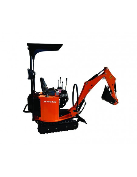 Miniexcavadora hidráulica autopropulsada