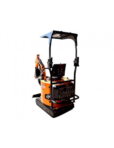 Miniexcavadora hidráulica autopropulsada