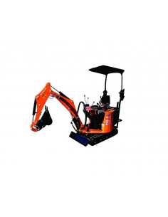 Miniexcavadora hidráulica autopropulsada