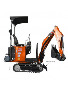 Mini Excavadora hidráulica autopropulsada  Híbrida