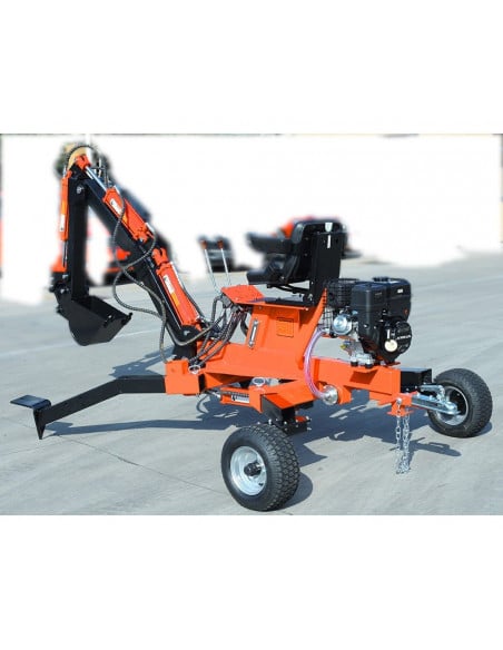 Retroexcavadora motor gasolina 10 HP 2100 mm altura