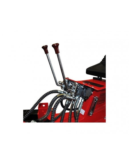 Retroexcavadora motor gasolina 10 HP 2100 mm altura