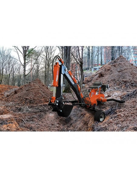 Retroexcavadora motor gasolina 10 HP 2100 mm altura