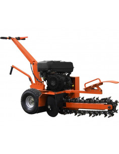 Zanjadora excavadora 7 HP motor gasolina  4 Tiempos Loncin