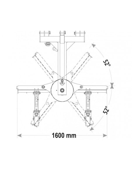 Polidozers multiusos enganche Tipo Tenias 2500mm