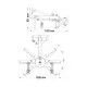 Polidozers Super ligero para tractor Mecánico 1800mm