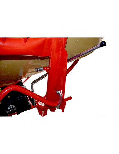 Abonadora Pendular 1300Kg Tolva en Fibra de Vidrio con Apertura Manual