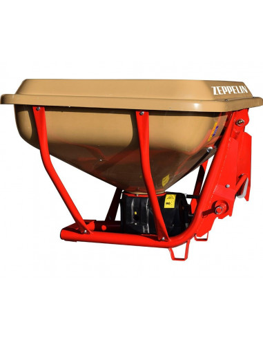 Abonadora Pendular 1300Kg Tolva en Fibra de Vidrio con Apertura Manual