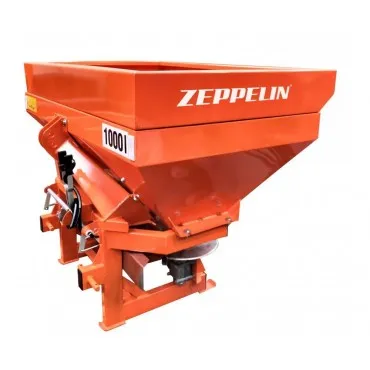 Abonadora metálica 1200 Kg marca Zeppelin doble plato 
