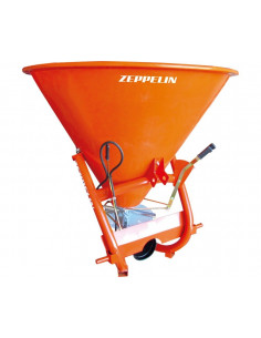 Abonadora Monodisco sin Localizador con Tolva en Politileno 500Kg con Apertura Hidráulica