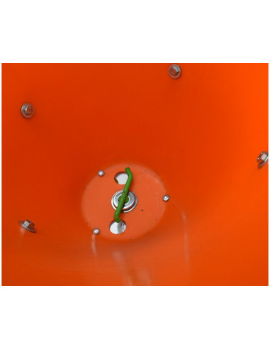 Abonadora Monodisco Con Localizador con Tolva en Politileno 500Kg con Apertura Manual