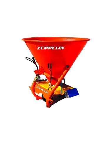 Abonadora Monodisco Con Localizador con Tolva en Politileno 500Kg con Apertura Manual