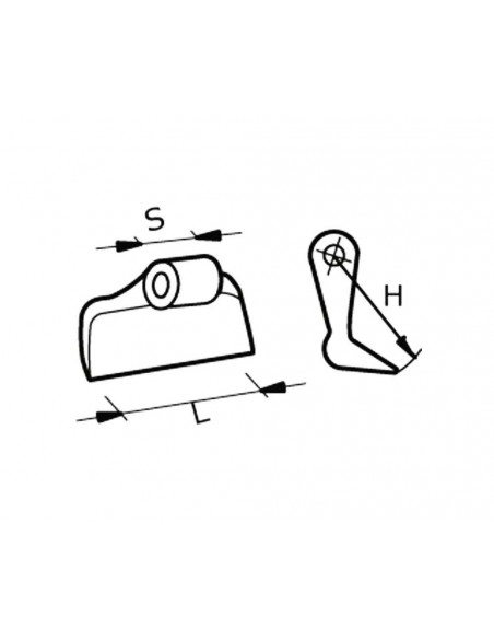 Martillo 100mm 150mm MASCHIO, ORSI AGRIMASTER