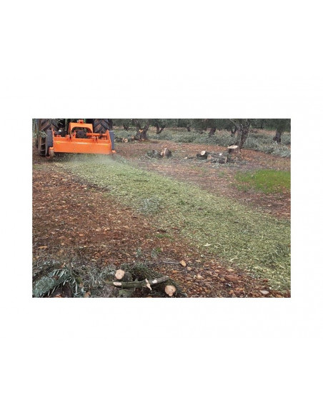 Trituradora reversible 1300mm doble alimentador para tractor