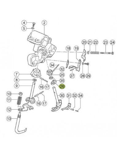 Pestillo separador pajarito 853054