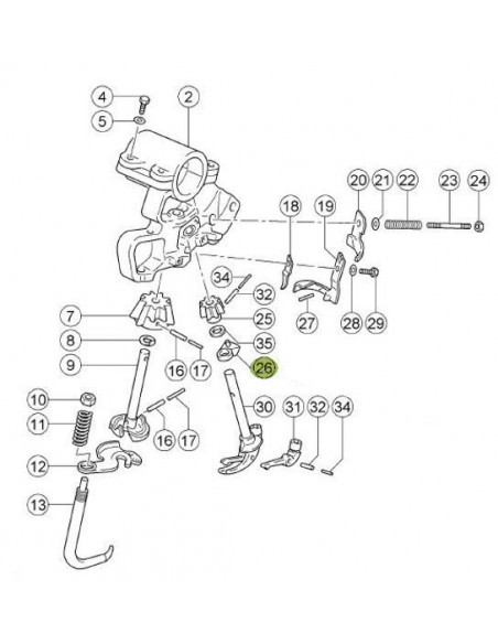 Pestillo separador pajarito 853054