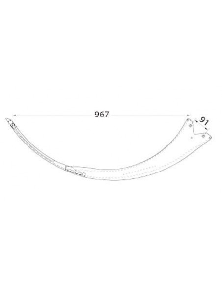 Aguja empacadora Claas serie Quadrant