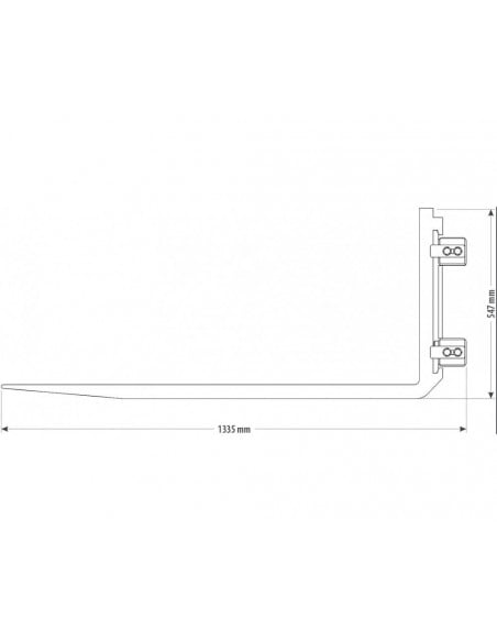 CARGADORA FRONTAL ajustable CON 4 PUAS 810