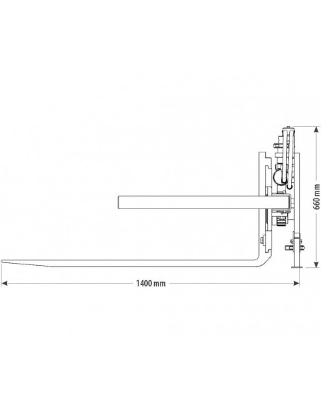 CARGAPALET hidráulico 2,5T