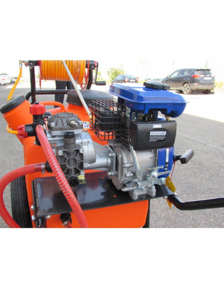 Carretilla pulverizadora 100 litros motor gasolina 4 Tiempos 2.5 HP Zeppelin