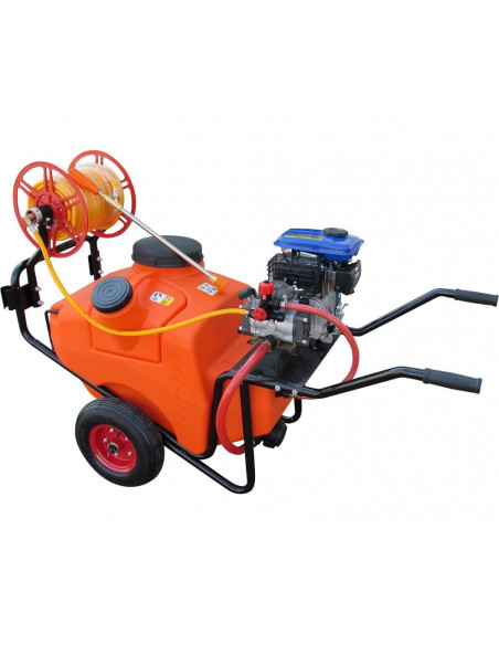 Carretilla pulverizadora 100 litros motor gasolina 4 Tiempos 2.5 HP Zeppelin
