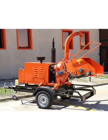 BIOTRITURADORA MOTOR DIESEL 40 HP + REMOLQUE