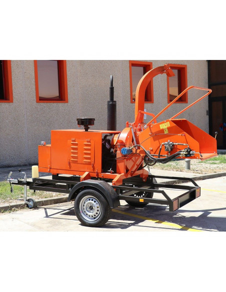 BIOTRITURADORA MOTOR DIESEL 40 HP + REMOLQUE