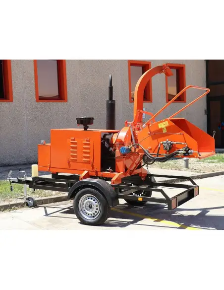 BIOTRITURADORA MOTOR DIESEL 40 HP + REMOLQUE