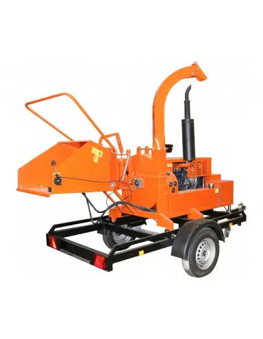 BIOTRITURADORA MOTOR DIESEL 40 HP + REMOLQUE