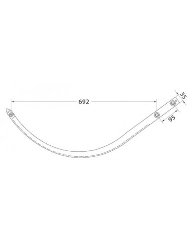 Aguja empacadora Claas Markant varios modelos