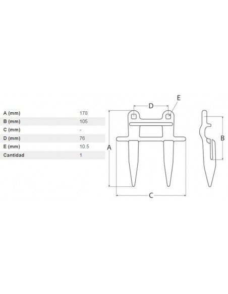 Dedo doble plataforma de corte cosechadoras Claas