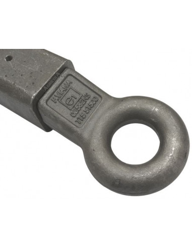 Enganche Tiro de lanza Ø70mm para remolque