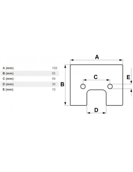 Paleta goma cadena elevador cosechadora Case, Laverda, Massey Ferguson y New Holland