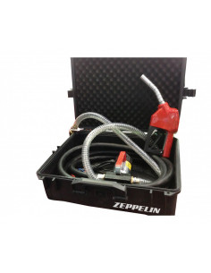 Bomba trasvase combustible 12v con maletín