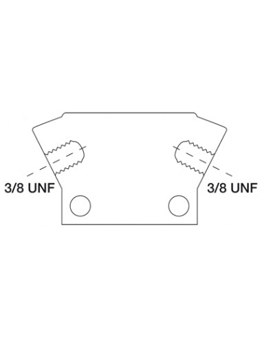 Cilindro receptor frenos Tractores Massey Ferguson Series 1000, 200, 500 y 600