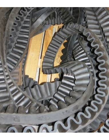 Perfil de goma para cierre tronco base 40mm altura 80mm