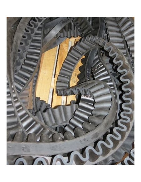 Perfil de goma para cierre tronco base 40mm altura 80mm