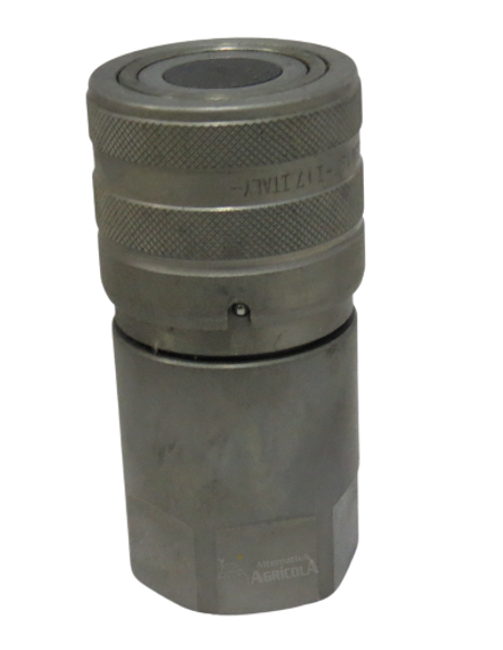 Enchufe hembra 1" caras planas