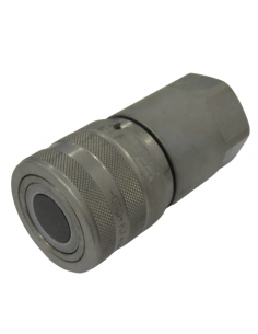 Enchufe hembra 1" caras planas