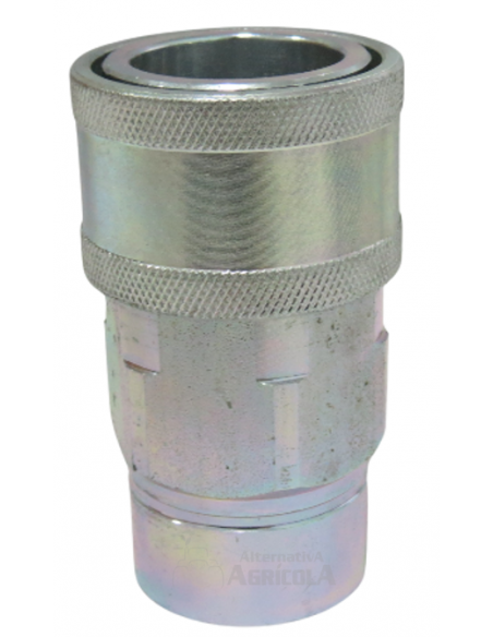 Enchufe hidráulico rápido hembra punzón de 3/4" (27mm)