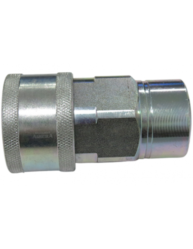 Enchufe hidráulico rápido hembra punzón de 3/4" (27mm)