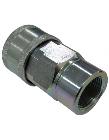 Enchufe hidráulico rápido hembra punzón de 3/4" (27mm)