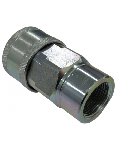 Enchufe hidráulico rápido hembra punzón de 3/4" (27mm)