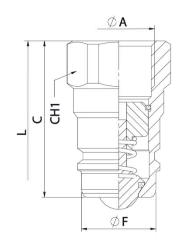 Enchufe hemba de bola 3/4" Serie TVZ